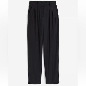 NWT H&M Stylish Black Tapered Trousers